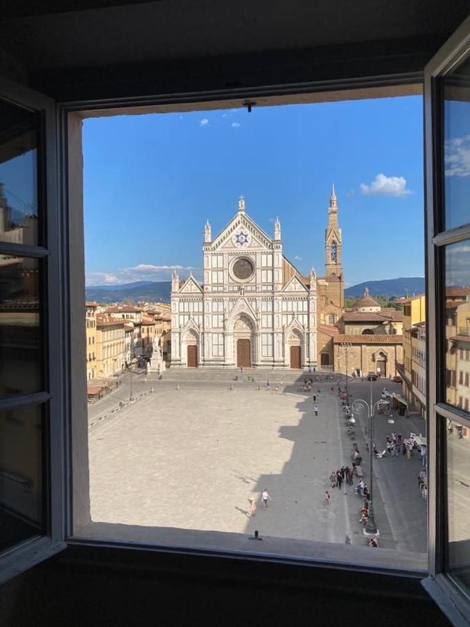 Ferienwohnung Attico In Piazza Santa Croce Florenz Exterior foto